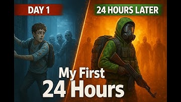 My FIRST 24 HOURS in PROJECT ZOMBOID!!