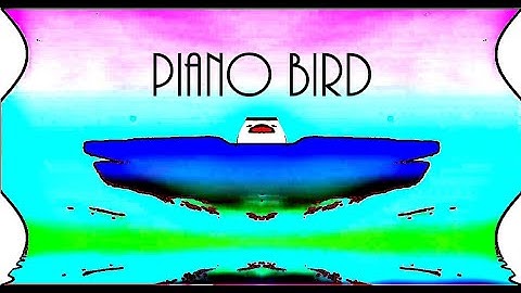 "PIANO BIRD" Video Loop ART and music by SENJEN