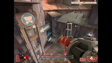 TF2 Gameplay: Commentary and Sticky Jumping Caberman/Rocket Jumper (plr_hightower)