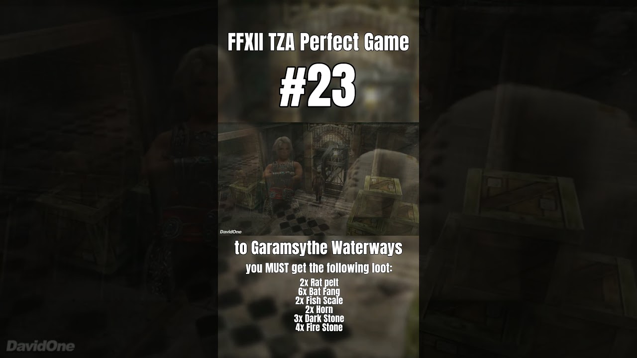 FFXII Perfect Game 23 | To Garamsythe Waterways 