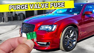CHRYSLER 300 PURGE CONTROL VALVE FUSE LOCATION REPLACEMENT