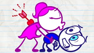 I'm With Cupid - Pencilmation | Animation | Cartoons | Pencilmation