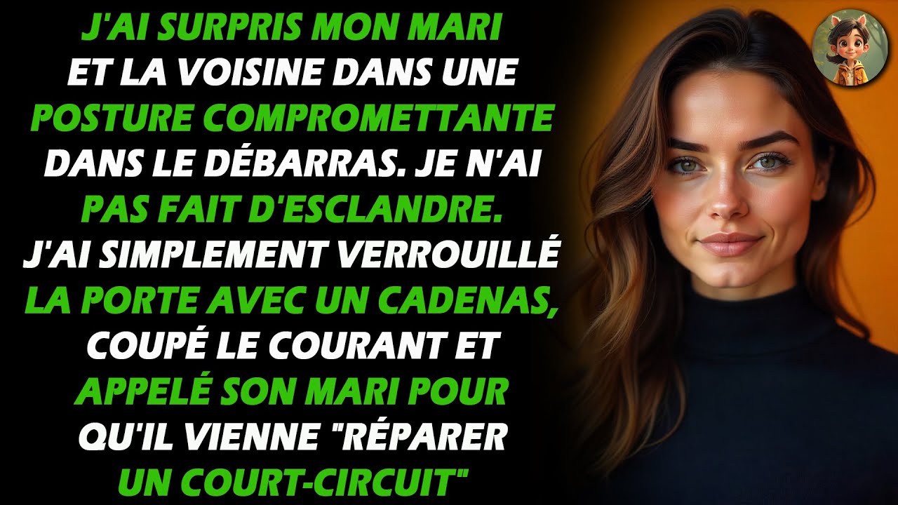 J'ai surpris mon mari et la voisine dans le débarras. Je les ai enfermés et j'ai appelé son mari…
