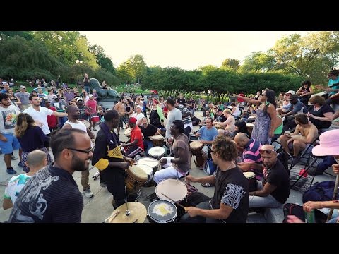 Видео: Montreal Tam Tams Drum and Dance Fest