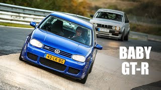 A Lap of the Nürburgring in a "Baby GT-R" | VW Golf MK4 R32