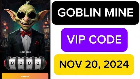 Goblin Mine VIP CODE | November 20, 2024