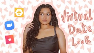 VIRTUAL DATE MAKEUP TUTORIAL (ZOOM DATE,BUMBLE DATE,ONLINE DATE) (SOFT GLAM MAKEUP LOOK) screenshot 5