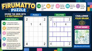 How to Play Firumatto Puzzle? Rules & 5x5 Easy Solve [Pure Solve / No Commentary] screenshot 5