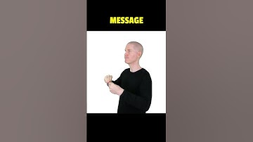 ASL How To Sign MESSAGE | American Sign Language
