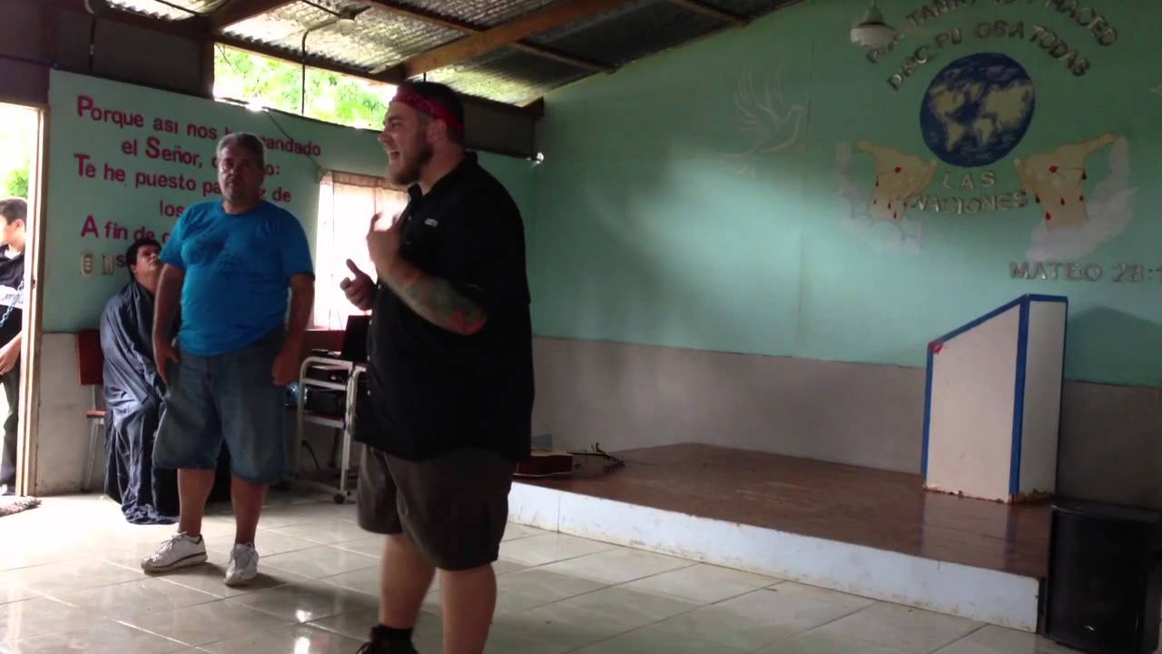 youth ministry games Catching Creation Presentation in Upala Costa Rica
