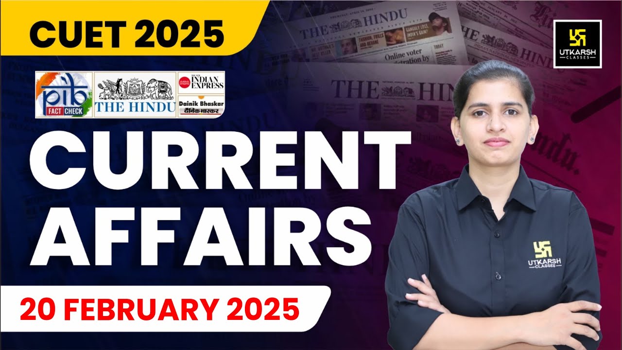 CUET UG 2025 General Test | Current Affairs & Static GK | Most Imp MCQs ...