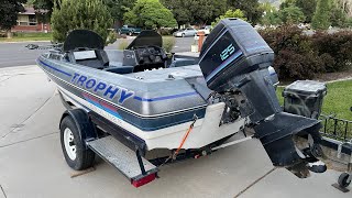 35 year old bass boat actually floats!?
