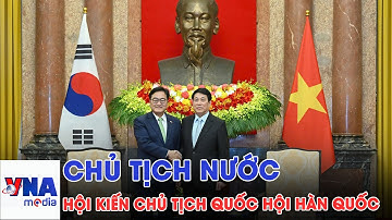 Chủ tịch nước Lương Cường hội kiến Chủ tịch Quốc hội Hàn Quốc - VNAMedia
