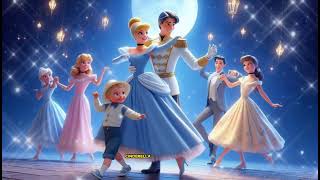 Dancing Under the Stars | Cinderella | Cartoon Nursery Kids Music | Rhymes Songs with Lyrics