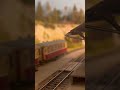 Arrivé en gare d’un train des RHB au RCLC #modélisme #train #modelismeferroviaire