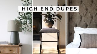 high end vs thrift store | diy high end dupes home decor on a budget