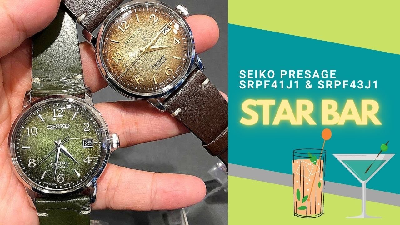 2020 Seiko Presage SRPF41J1 & SRPF43J1 - Limited Edition - YouTube