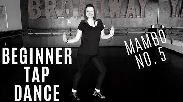 BEGINNER TAP DANCE | "Mambo No. 5" by Lou Bega | Easy Tap Steps!