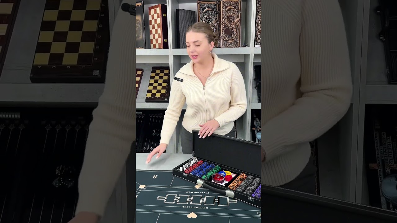 Домашній покер, як у казино — професійний набір на 500 фішок