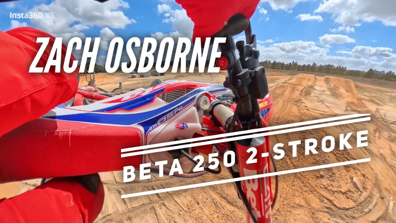 Zach Osborne Florida fun on the Beta 250 2-stroke