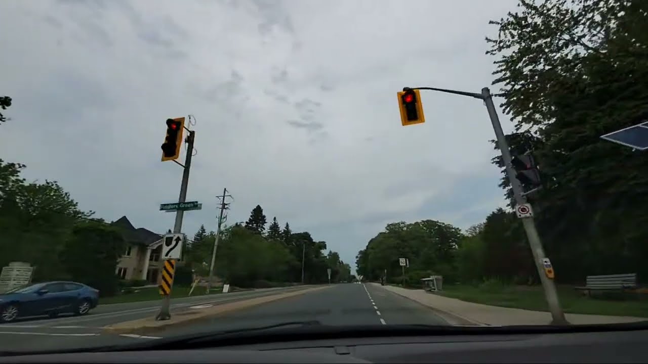 Live Drive from John C. Munro Hamilton International Airport to Dundas, Ontario 