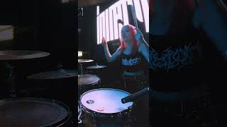 Drummer-Girl at a Metal gig 🔥 #invertor