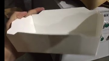 Paper boat tray making machine FeeNoT.com carton erecting machine