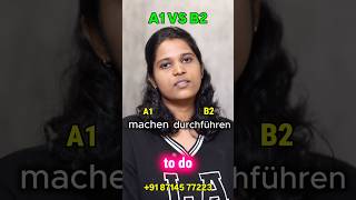 A1 VS B2 Vocabularies | Learn German Easily | Malayalam Explanation