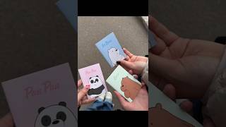 #we bare bears theme diaries 🐻‍❄️ 🐻 🐼 #craft #cutest trio ever #trendy #handmade #you tube short