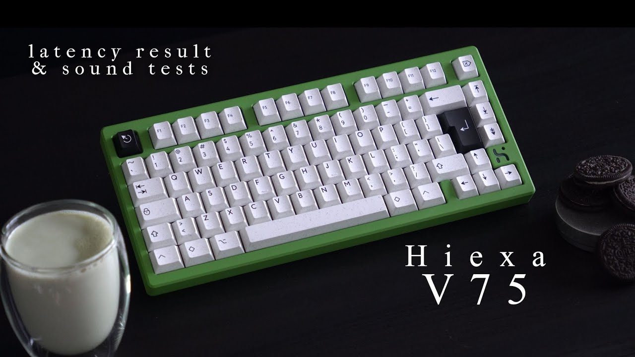 Hiexa V75 | Latency, Sound Test, Build