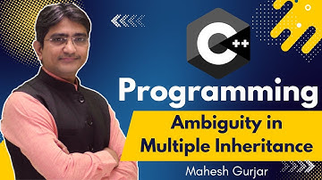 CPP In Hindi | Ambiguity In Multiple Inheritance | #48