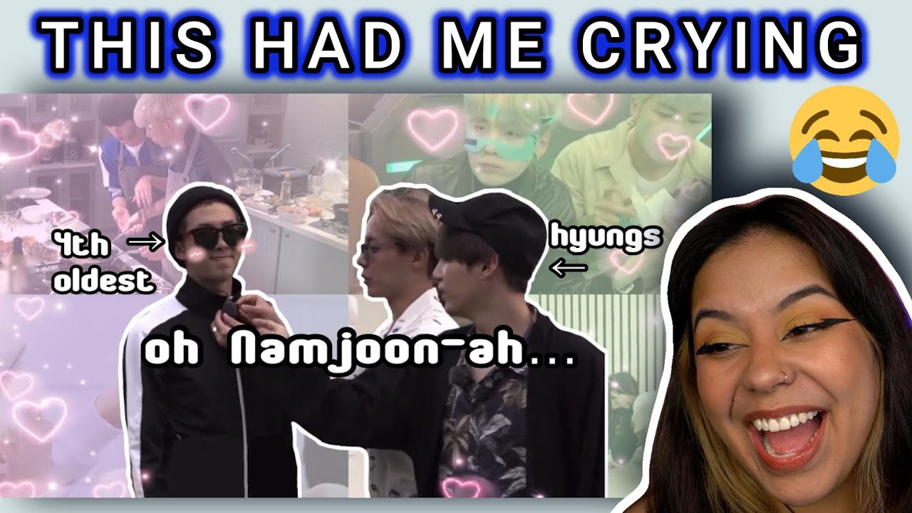 a (slightly chaotic but endearing) reminder that Namjoon is the maknae of the hyung line | REACTION!