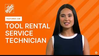 The Home Depot Tool Rental Service Technician Job Overview