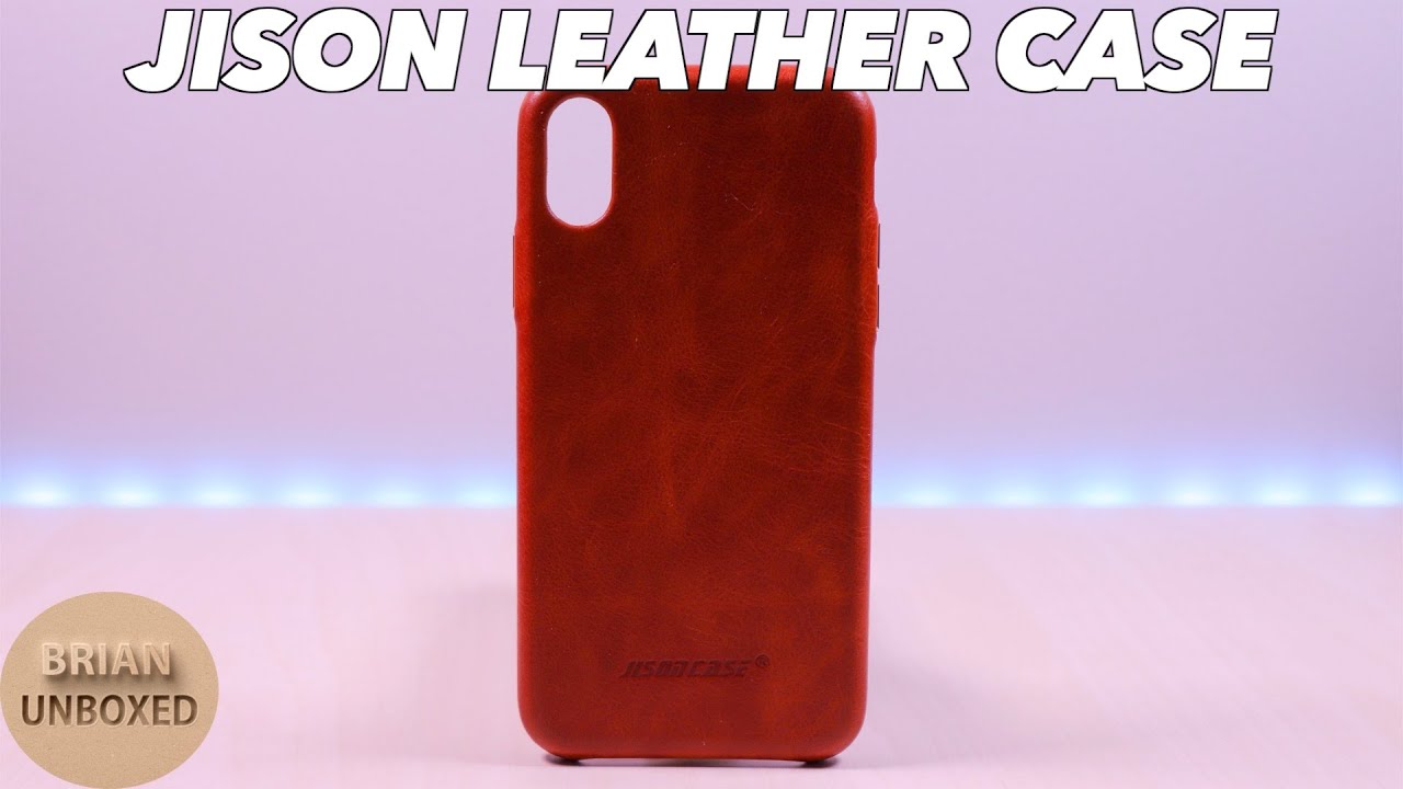 Genuine Leather Case For iPhone X Jisoncase YouTube
