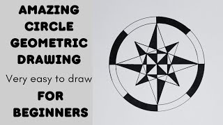 Circle Geometrical Chart - step by step | geometric pattern | geometrical chart