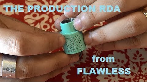 The Production RDA by Flawless | Centered Coil Build