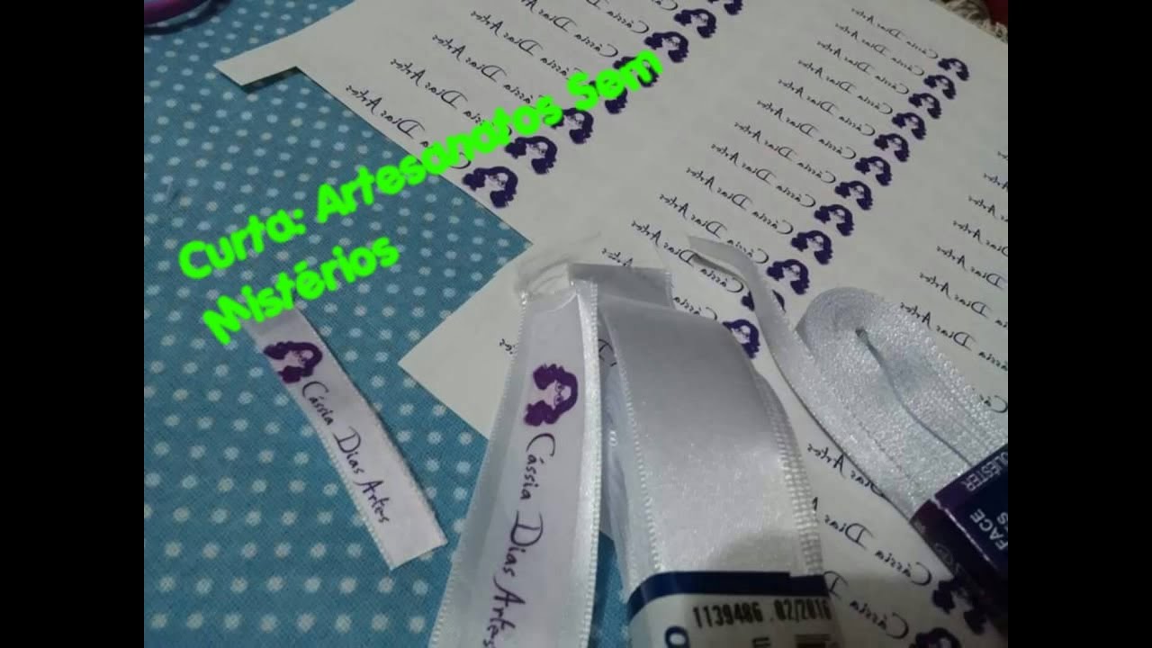 Faça suas próprias etiquetas artesanais.