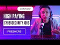 Cybersecurity jobs for freshers in india &amp; for experience | cybersecurity job opportunities in india