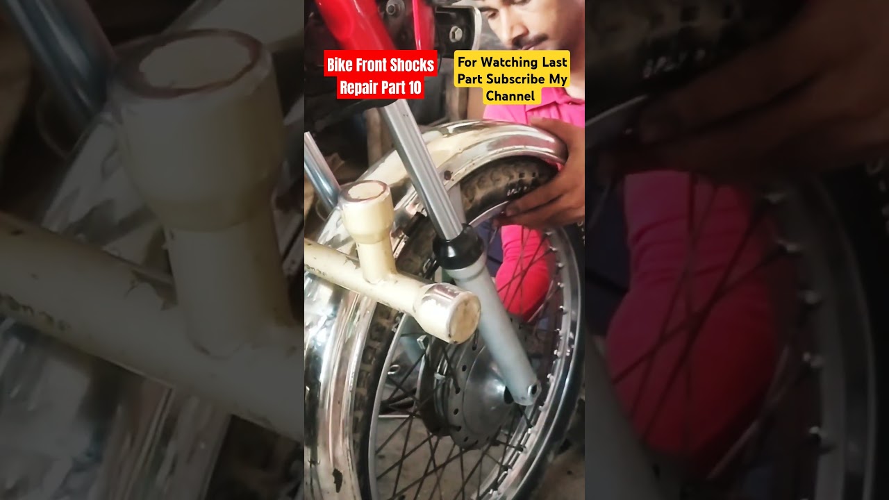 Bike Front Shocks Repair Part 10 | Front Fork Repair | viral 
