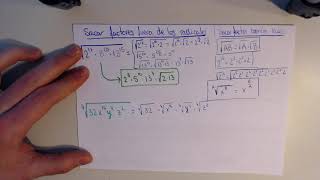 Factor común y extracción de las raíces RADICALES