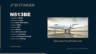 N513BE Hawker 800XP | Specs, Owner & History