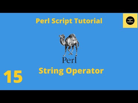 String Operator in Perl - Perl Script Basics Tutorial - Part 15