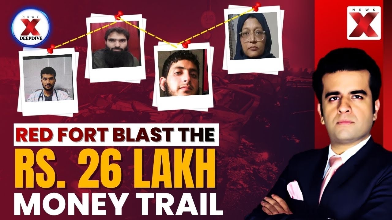 Red Fort Terror Blast: How Rs. 26 Lakh Funded Chemical Supply Chain | NewsX Deepdive