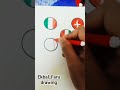 Flag drawing easily || 🇮🇳🇷🇴🇨🇭🇬🇳🇧🇩#trending #drawing #viral #republicday #2024