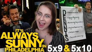 THE D STANDS FOR WHAT?!?| It’s Always Sunny in Philadelphia Season 5 Episode 9 & 10 Reaction