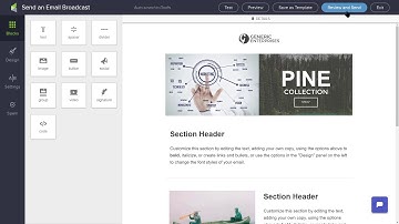 Get started with Keap—sending an email broadcast