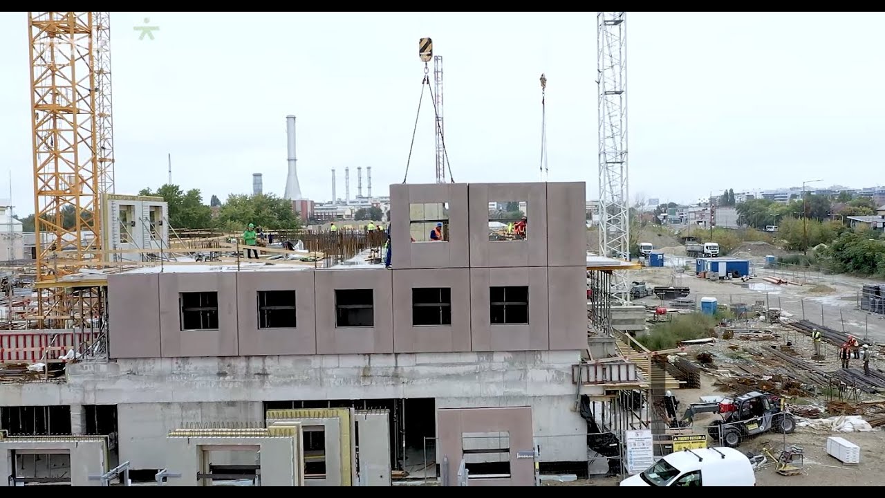 Így készül a PREbeton által előregyártott falpanel