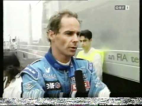 Berger ärgert sich über Schumacher (Monaco 96)