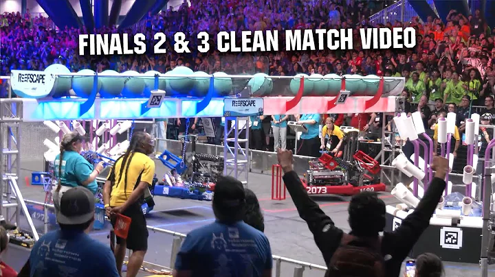 Einstein Finals 2 & 3 | Clean Match Video B-Roll Bonus | 2025 FRC REEFSCAPE