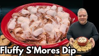Fluffy S’Mores Dip - A No Bake No Heating Required   Dip Everyone Can Enjoy for New Year Festivities